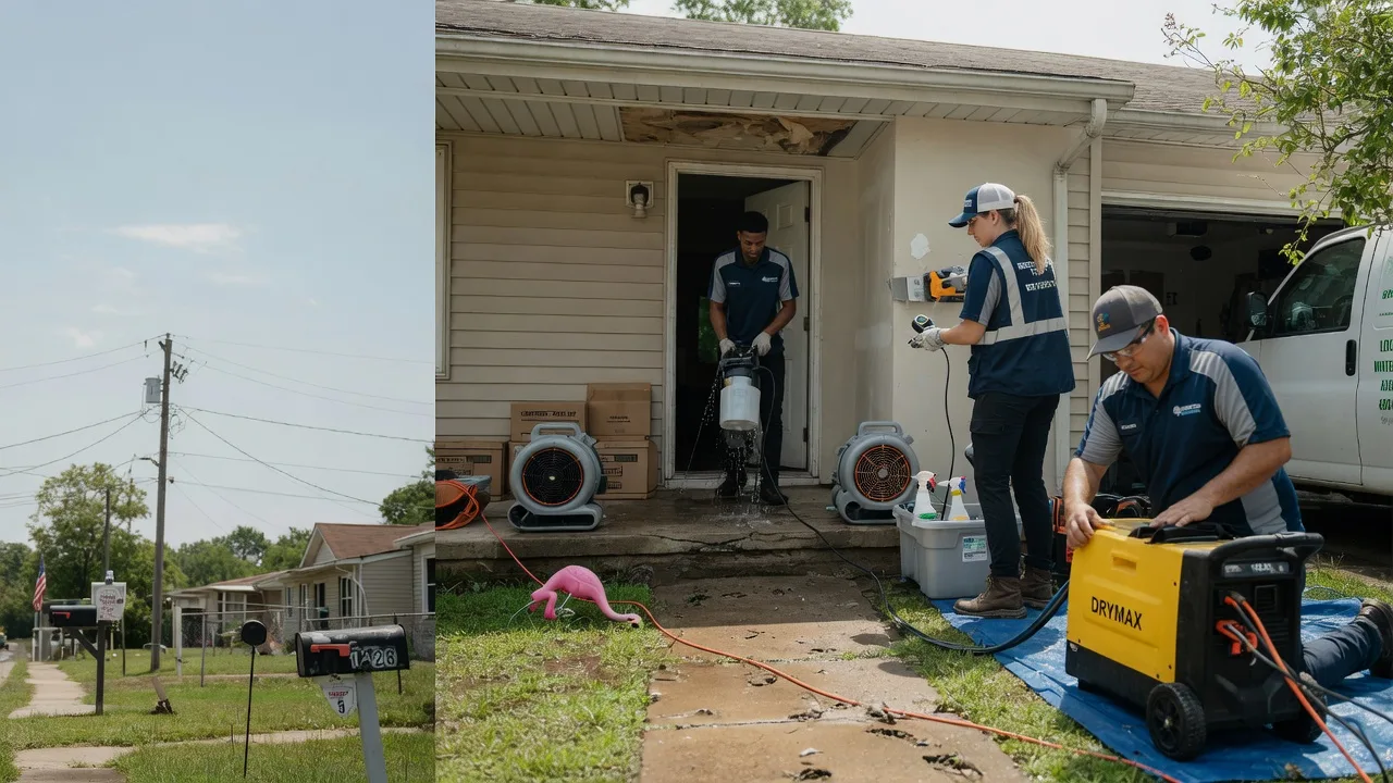 Storm Damage Water Removal in Columbus City, IA near me